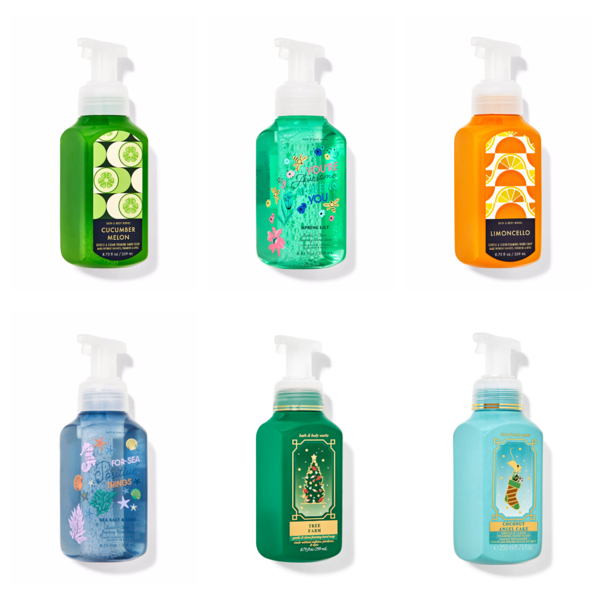 GENTLE CLEAN FOAMING HAND SOAP BATH BODYWORKS Perfumes NB