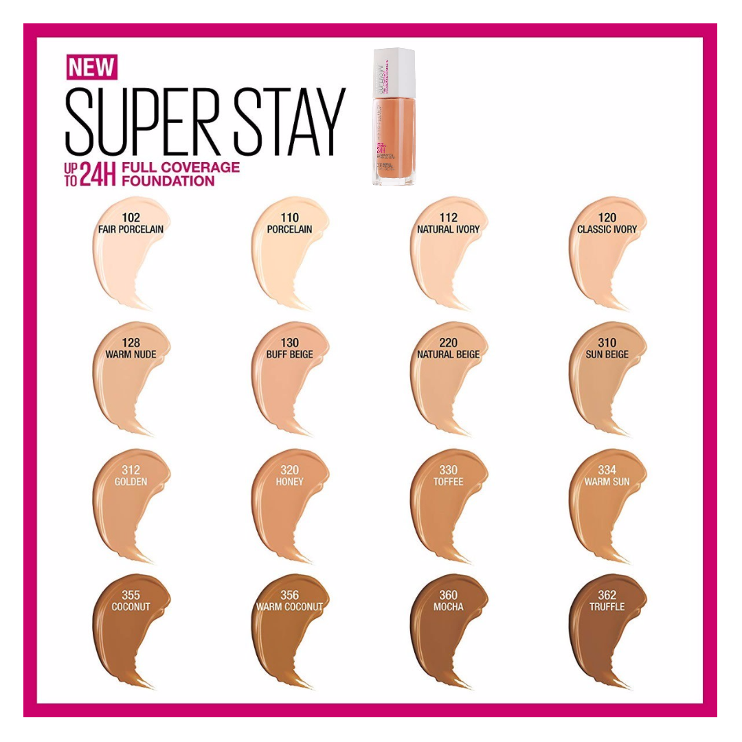 Super Stay® Full Coverage Foundation Maybelline New York Perfumes Nb