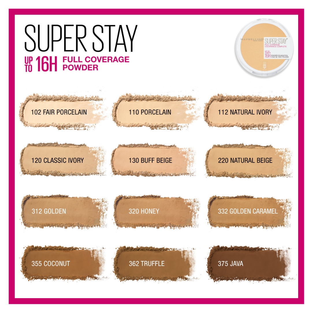 Superstay® Full Coverage Powder Foundation Makeup Maybelline New York Perfumes Nb