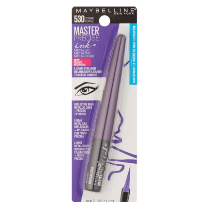 MASTER PRECISE INK® METALLIC LIQUID EYELINER ( # 530 COSMIC PURPLE ) - MAYBELLINE NEW YORK
