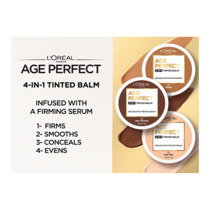 AGE PERFECT 4 IN 1 TINTED BALM INFUSED WITH FIRMING SERUM - L´OREAL PARIS