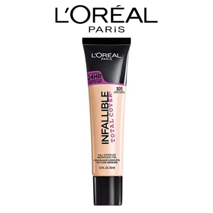 INFALLIBLE TOTAL COVER LIQUID FOUNDATION - L´OREAL PARIS