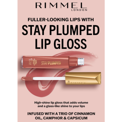 OH MY GLOSS! PLUMP ( STAY PLUMPED ) - RIMMEL LONDON